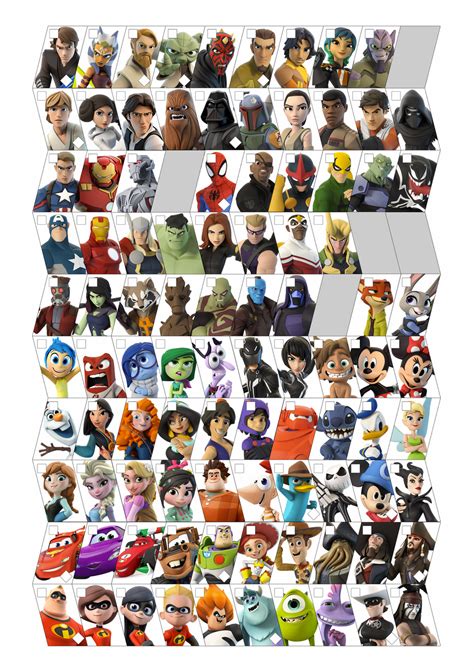 disney infinity 1 characters|disney infinity character list printable.